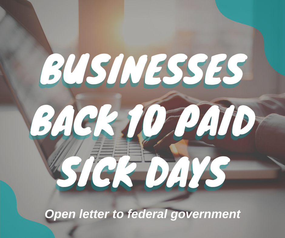 Businesses back paid sick days
