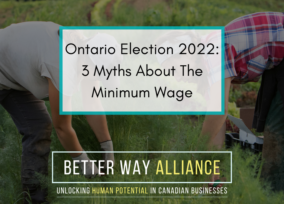 Minimum Wage increases are happening - the Better Way Alliance busts some misconceptions about them here.