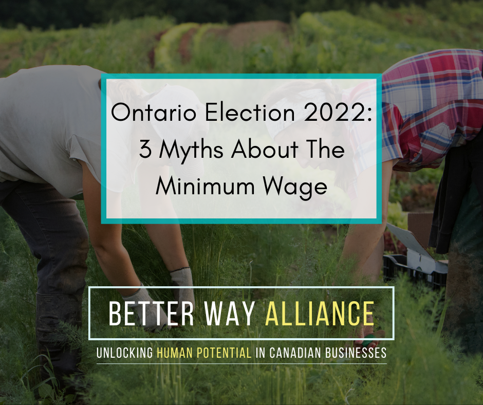 Ontario Election 2022: 3 Minimum Wage Myths