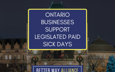 Ontario Businesses Support Legislated Paid Sick Days