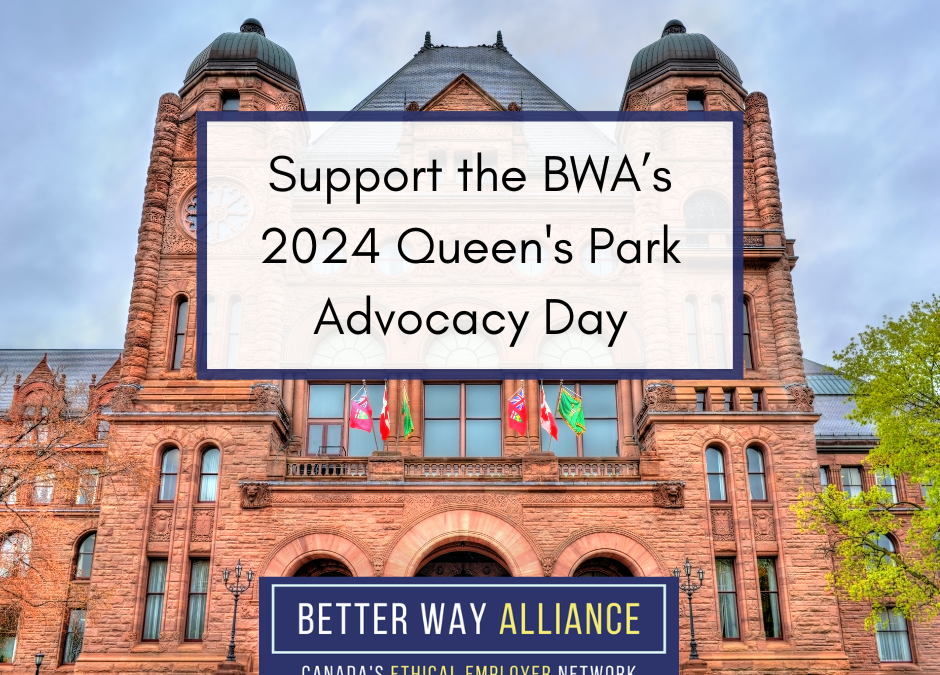 Support the BWA’s 2024 Queen’s Park Advocacy Day